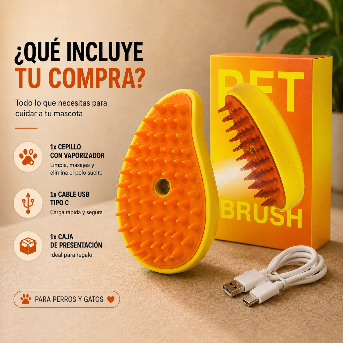 Cepillo con Vapor MimoPelo™