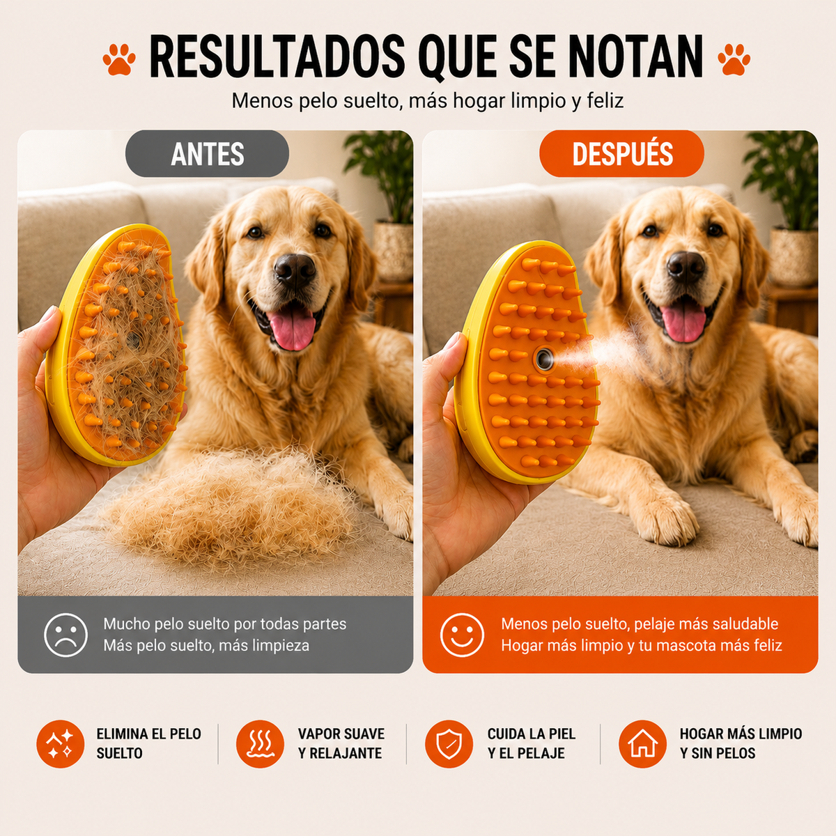 Cepillo con Vapor MimoPelo™