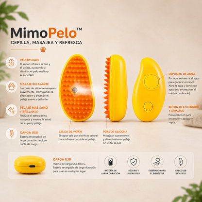 Cepillo con Vapor MimoPelo™