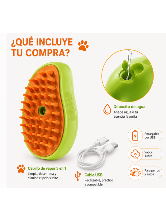 Cepillo con Vapor Mimopelo™